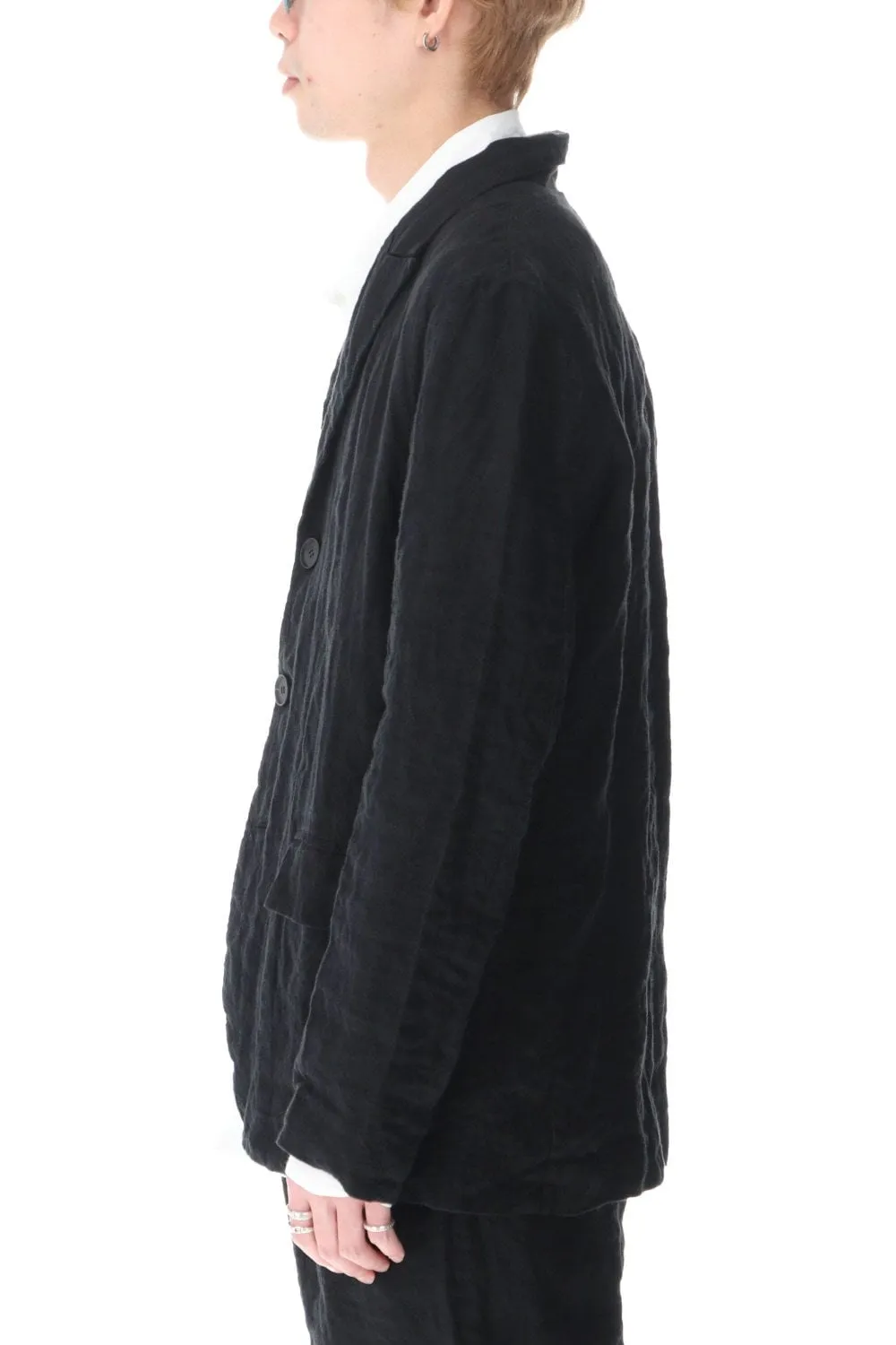 Artist Linen 3B Peaked Lapel Jacket