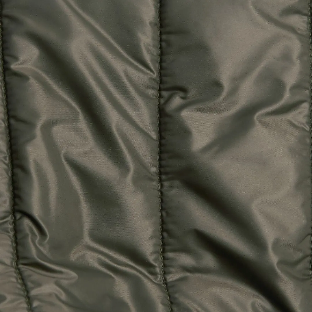 Barbour Baffle Quilted Dog Coat in Dark Olive