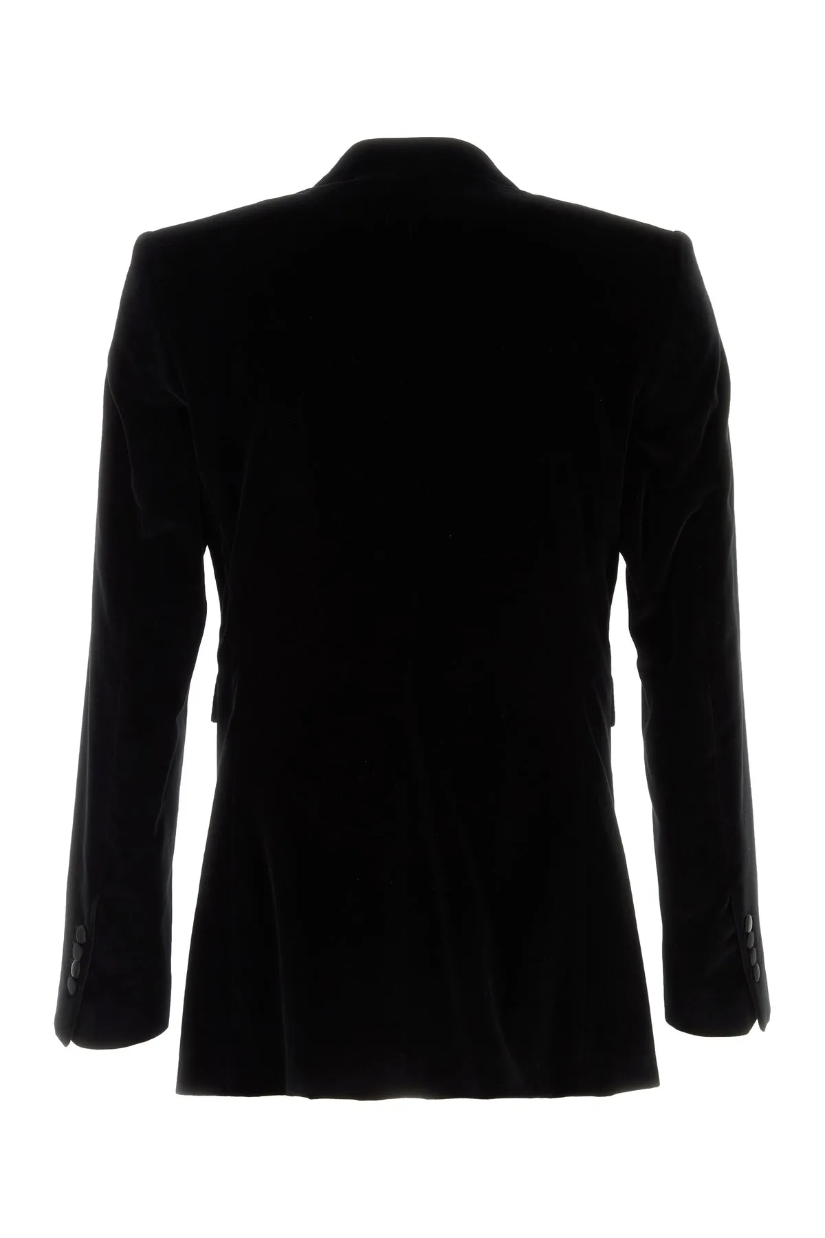 Black velvet blazer
