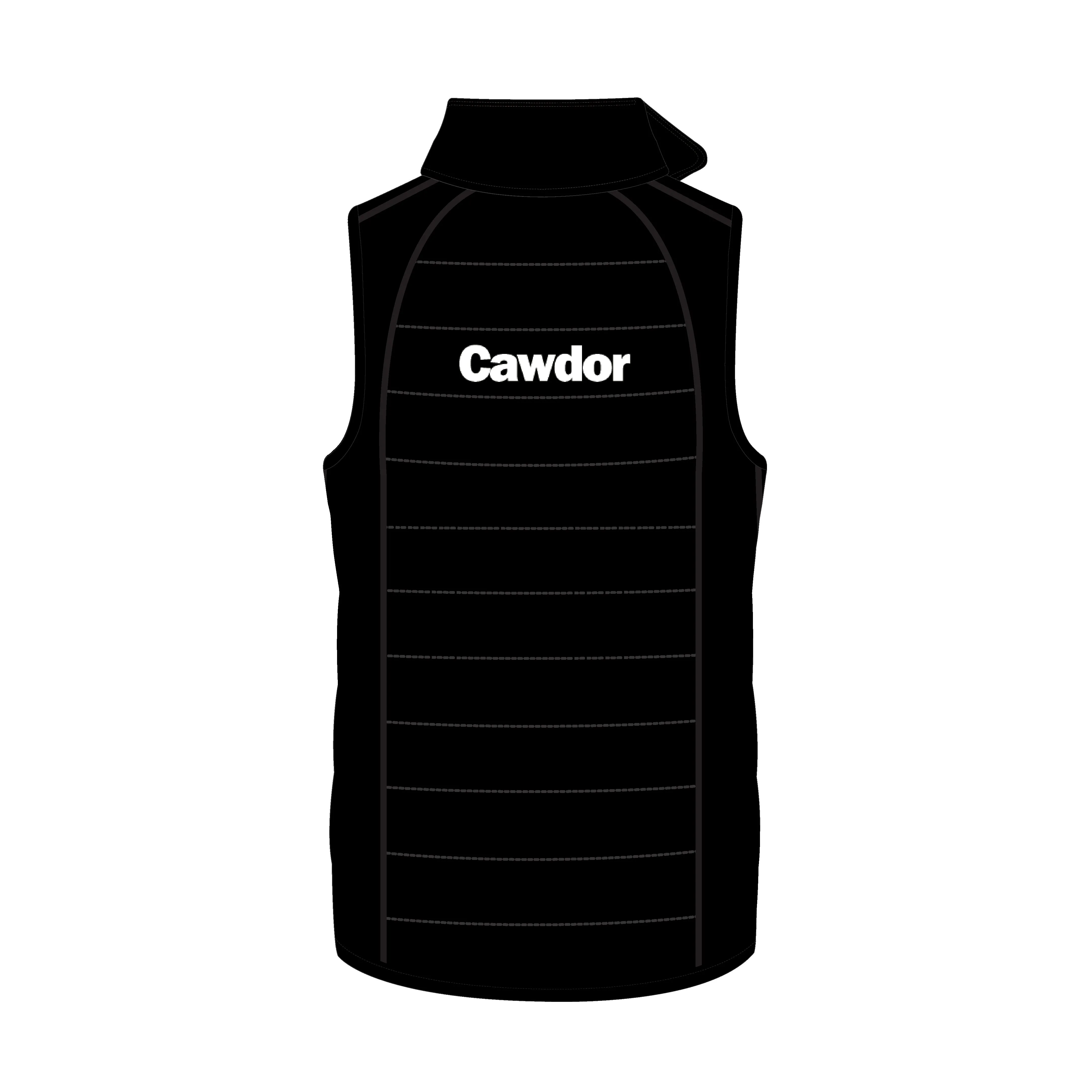 Cawdor Padded Gilet - Black/Red