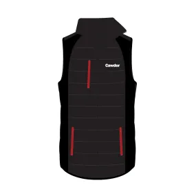 Cawdor Padded Gilet - Black/Red