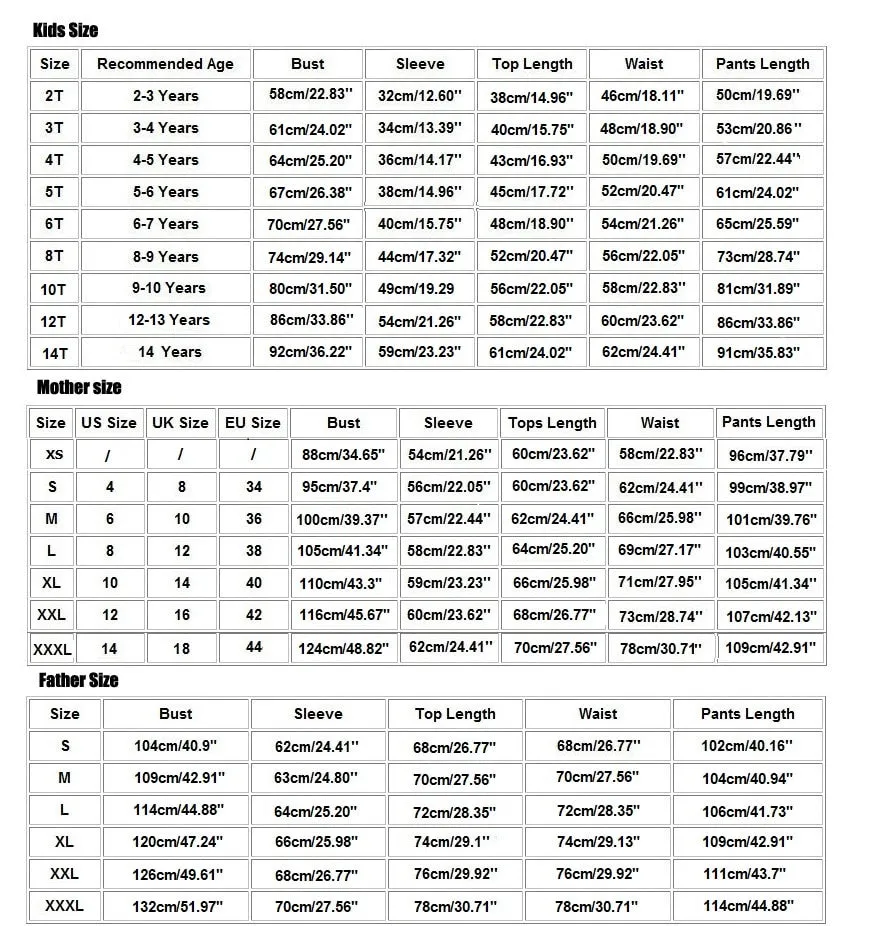 Christmas Family clothing suits Christmas pajamas new full-body cartoon Christmas decoration adult kids suits baby jumpsuits