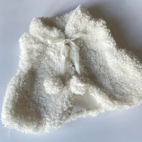 Cloud Pompom Gilet (Ivory)