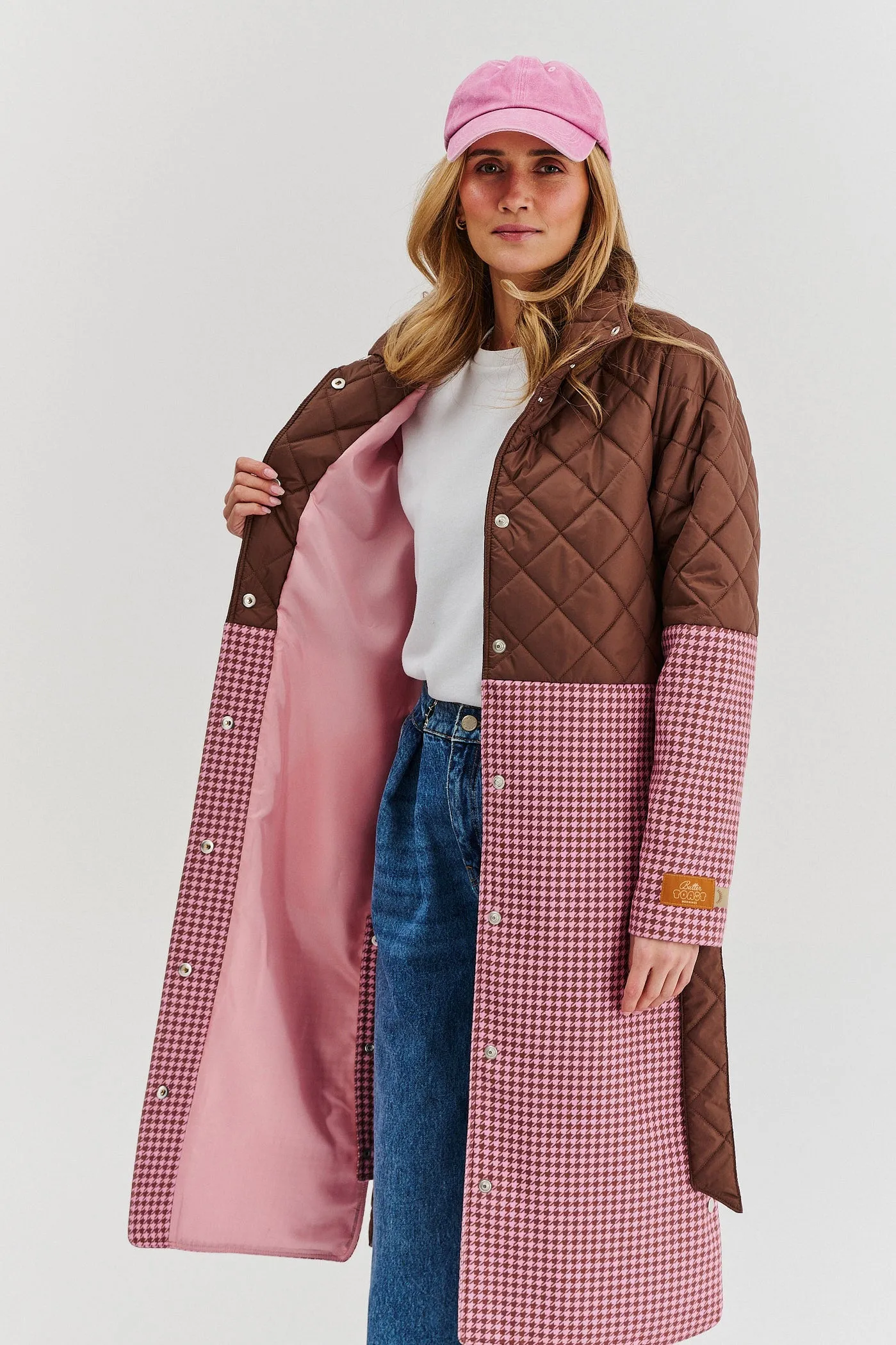 Harmony blended fabric coat