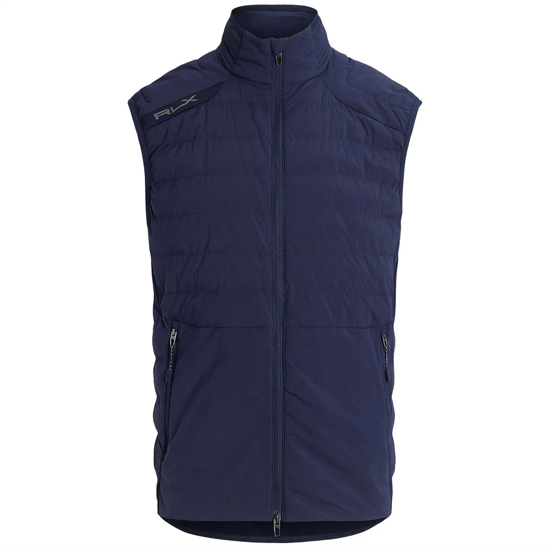 RLX Woven Full Zip Gilet Refined Navy - AW24